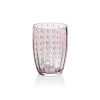 Preston Purple Glass Tumbler Glasses, Set 4 | Bone & Brass