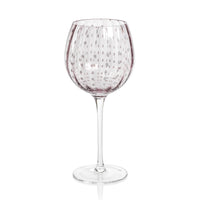 Preston Purple Glass Wine Glasses, Set 4 | Bone & Brass