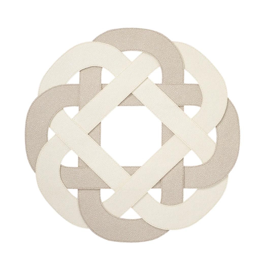Primrose Round Placemats, Set 4 - Placemat View | Bone & Brass