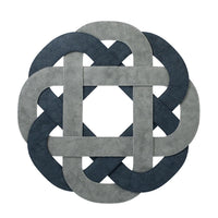 Primrose Round Placemats, Set 4 - Placemat Detail | Bone & Brass