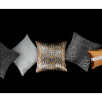 Questa Caviar Throw Pillow - Pillow Detail | Bone & Brass