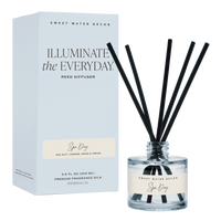 Spa Day Blue Tinted Glass Jar Reed Diffuser