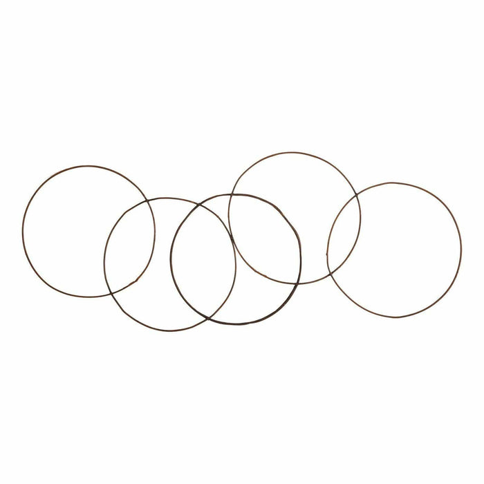 Reclaimed Oil Drum Rims Olympic Wall Art, 5 Rings | Bone & Brass