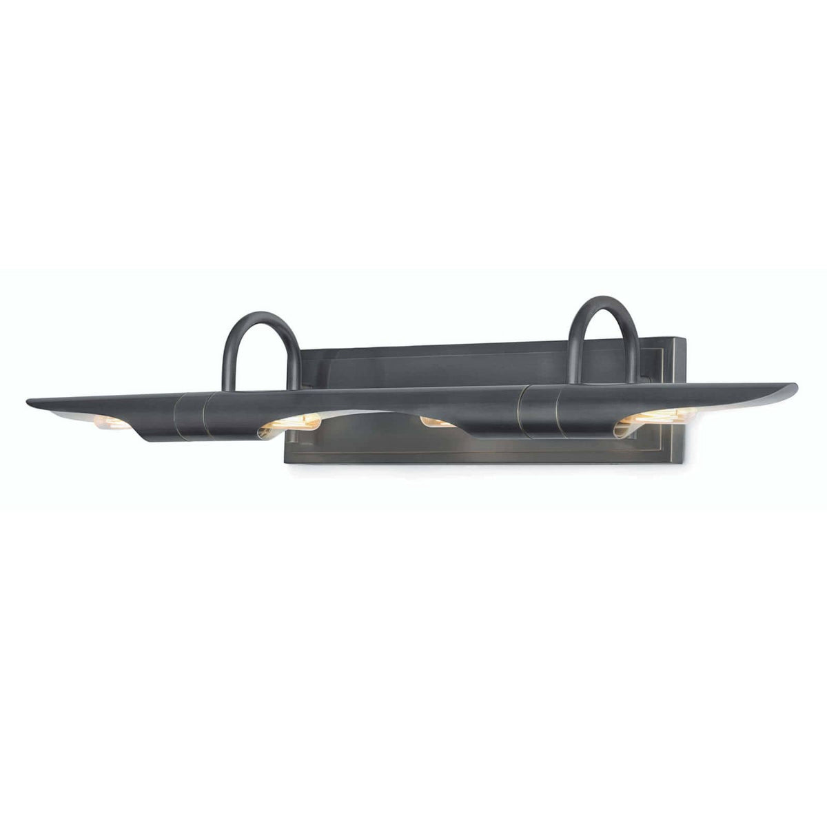 Redford Large Picture Light in oil rubbed bronze, a classic museum-style fixture with a rotating light source.