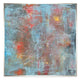 Abstract Refraction Giclee Painting by David Erickson, featuring textured brushstrokes in blue, red, and gray tones.