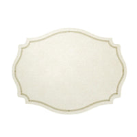 Regent Luminous Embroidered Placemats, Set 4 - Placemat View | Bone & Brass