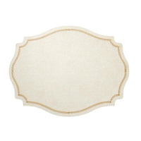 Regent Luminous Embroidered Placemats, Set 4 - Placemat Detail | Bone & Brass