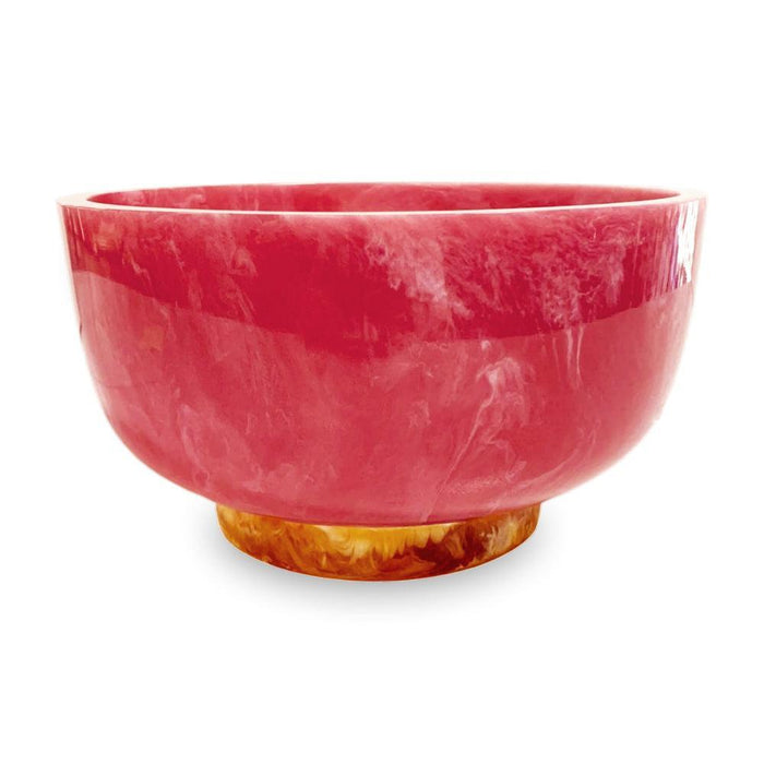 Resin Pink & Orange Rio Large Serving Bowl | Bone & Brass