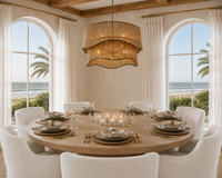 Rhine Natural Jute Chandelier
