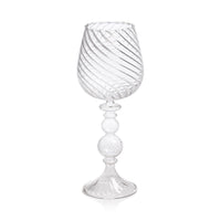 Rialto Twisted Optic Red Wine Glasses, Set 4 | Bone & Brass