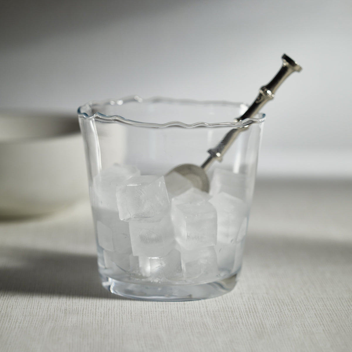 Roca Glass Ice Bucket - Wine Bucket Detail | Bone & Brass
