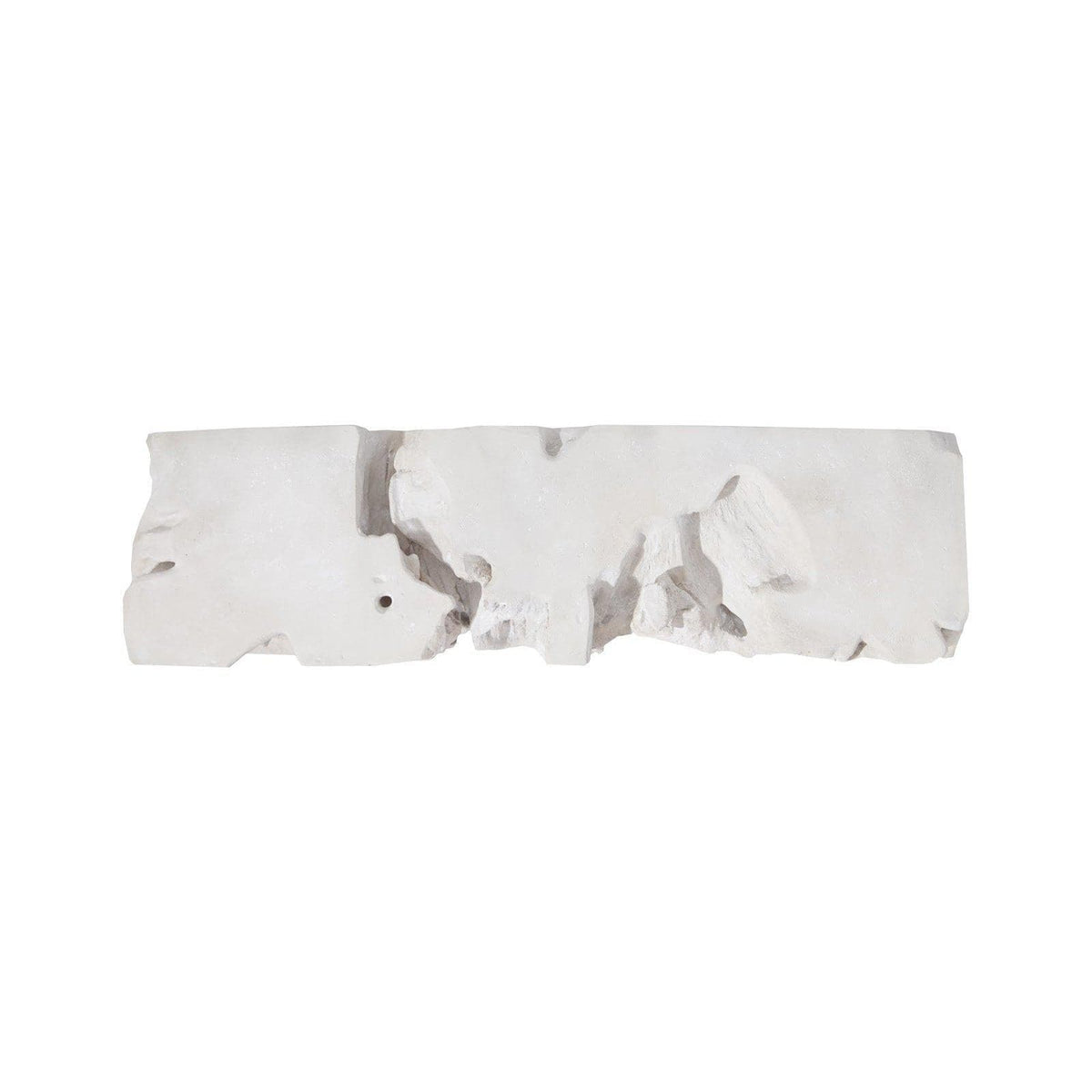 Roman Stone Freeform Indoor/Outdoor Bench - Bench Detail | Bone & Brass