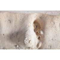 Roman Stone Log Stool, Large - Outdoor Chair View | Bone & Brass