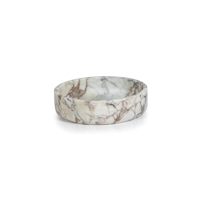 Rosso Verona Marble Bowl, Large | Bone & Brass