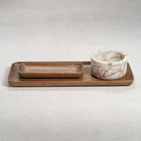 Rosso Verona Marble Wine Coaster - Coaster Top View | Bone & Brass