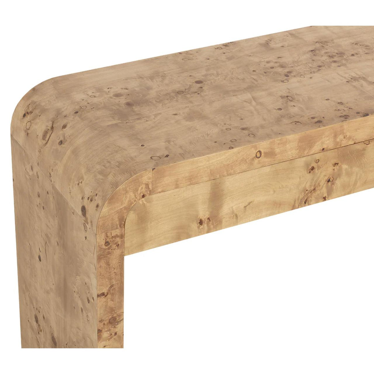 Rowena Burl Console Table - Table Detail | Bone & Brass