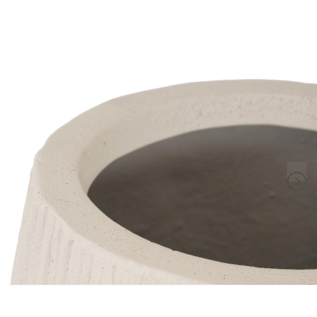 Rucco Large Planter - Planter Top View | Bone & Brass