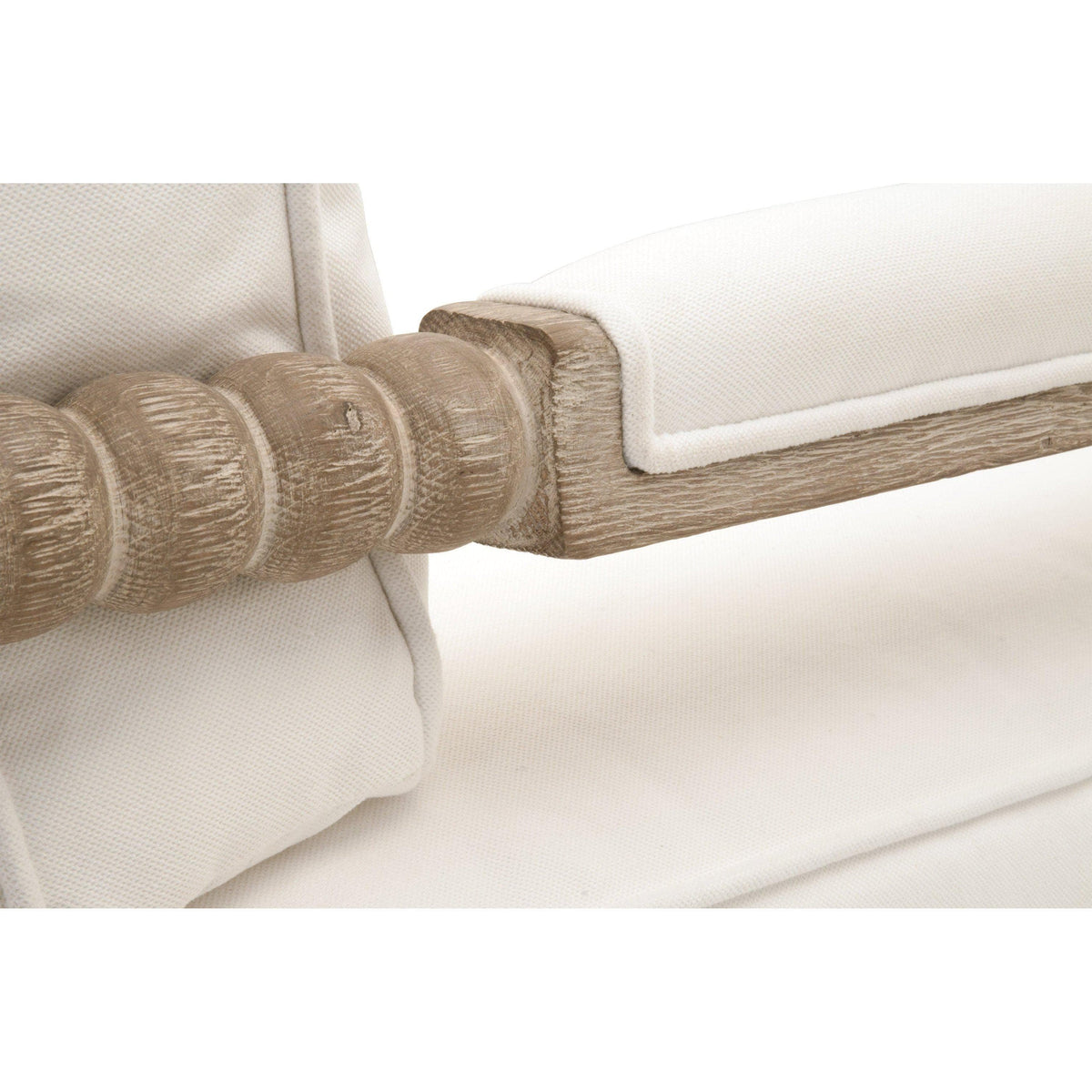 Russell Ivory Carved Spool Club Chair - Chair Detail | Bone & Brass