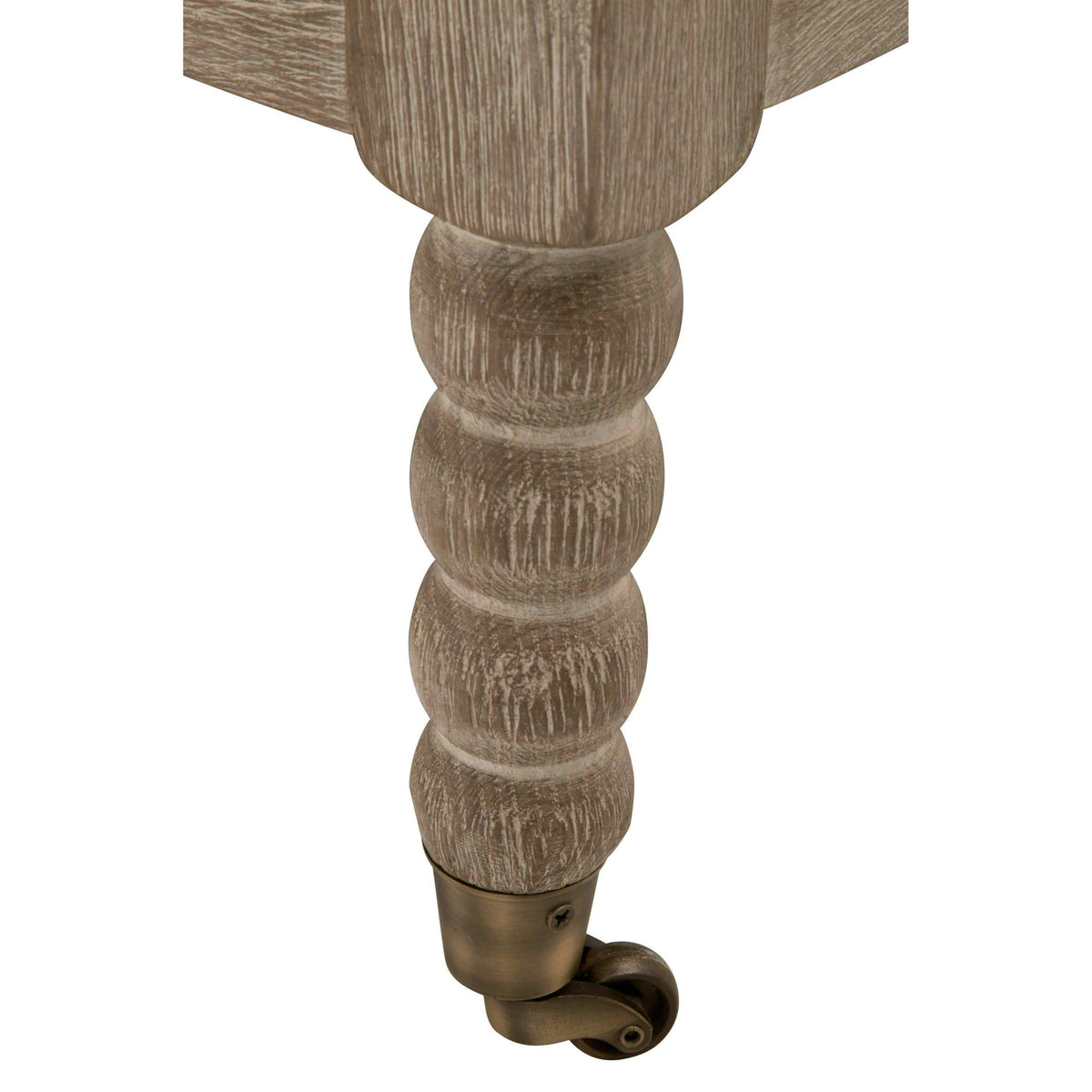 Russell Ivory Carved Spool Club Chair - Chair Detail | Bone & Brass