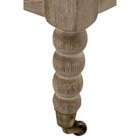 Russell Ivory Carved Spool Club Chair - Chair Detail | Bone & Brass