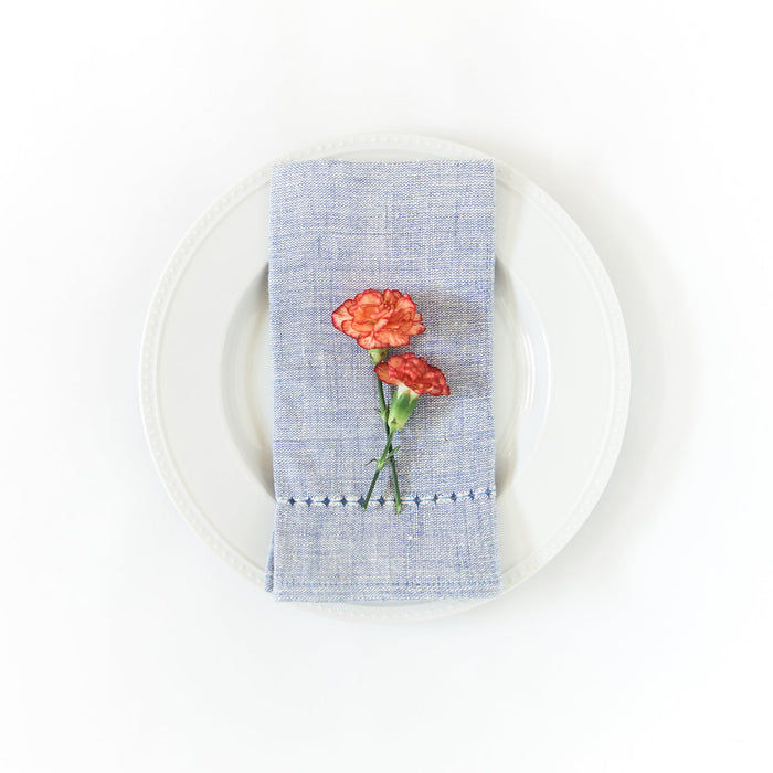 Hand-Stitched Cotton Dinner Napkins