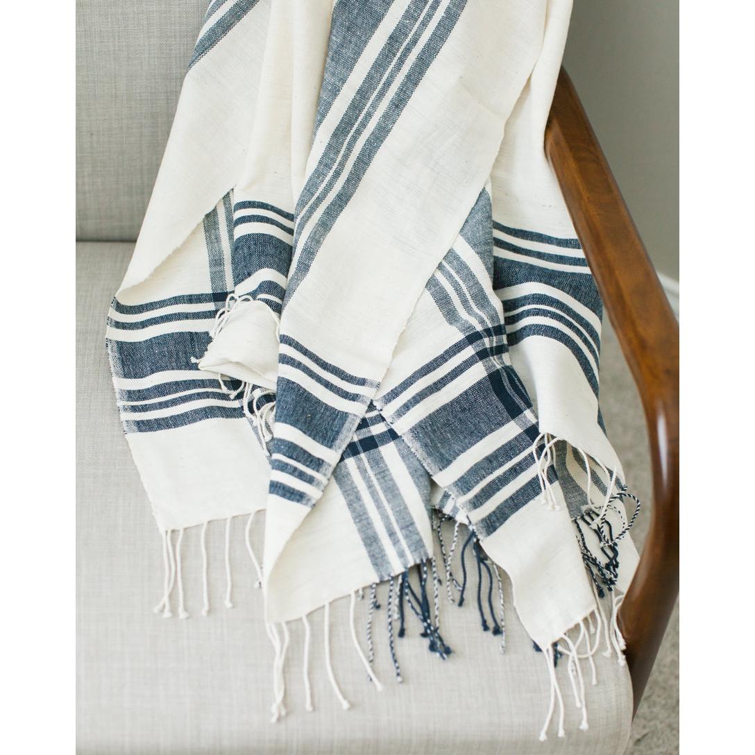 Cabin Hatch Cotton Throw Blanket
