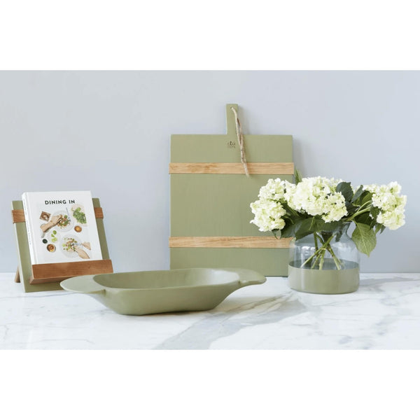 Sage Colorblock Flower Vase - Vase Detail | Bone & Brass