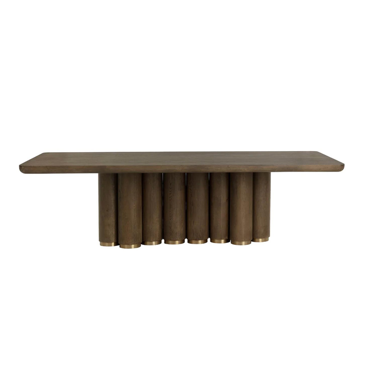 Salix Chocolate Oak Rectangle Dining Table | Bone & Brass