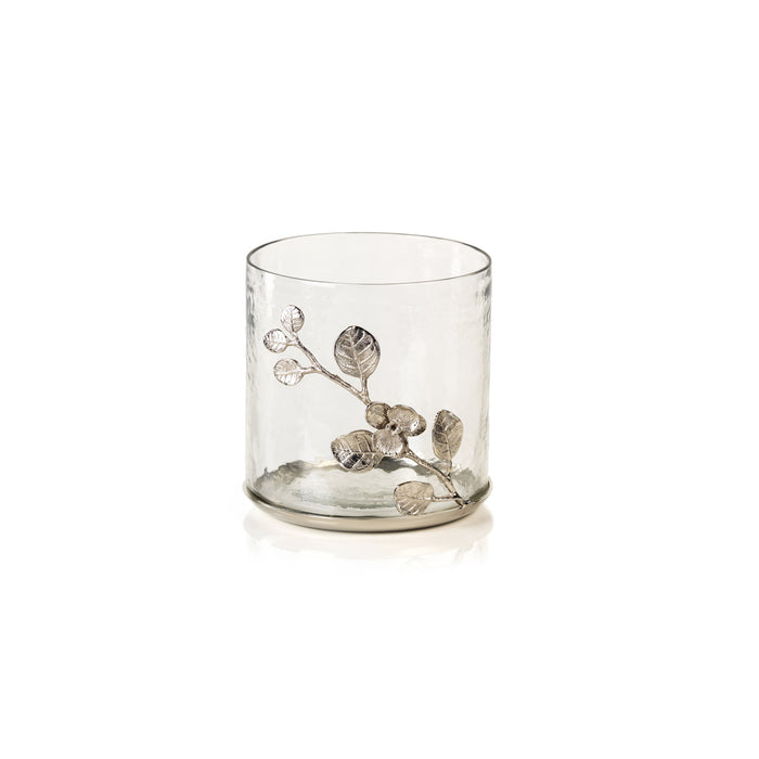 Samui Orchid Hurricane Candle Holder | Bone & Brass