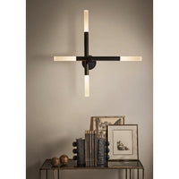 Sanya Bookend Set - Side View | Bone & Brass