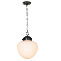 Cole Glass & Oil Rubbed Bronze Pendant