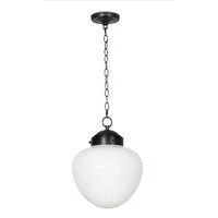 Cole Glass & Oil Rubbed Bronze Pendant