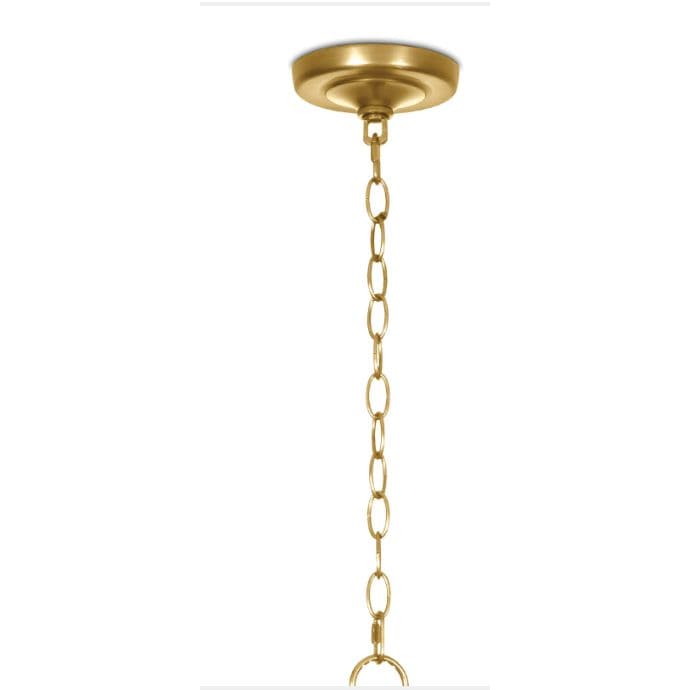 Cole Glass & Natural Brass Pendant