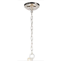 Cobra Small Polished Nickel Chandelier