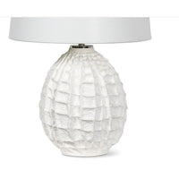 Caspian Small White Ceramic Table Lamp