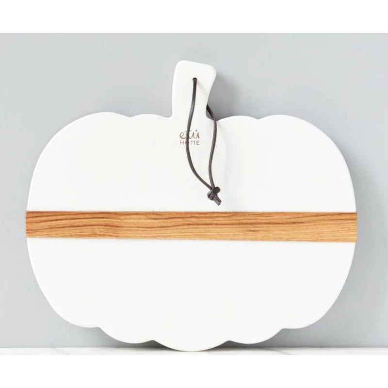 White Mod Pumpkin Charcuterie Board, Small