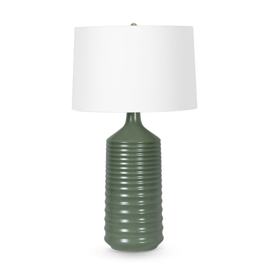 Temperance Ceramic Table Lamp Olive