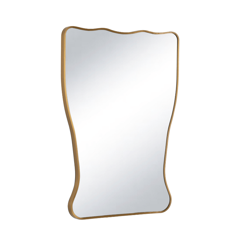 Piero Metal Mirror Natural Brass