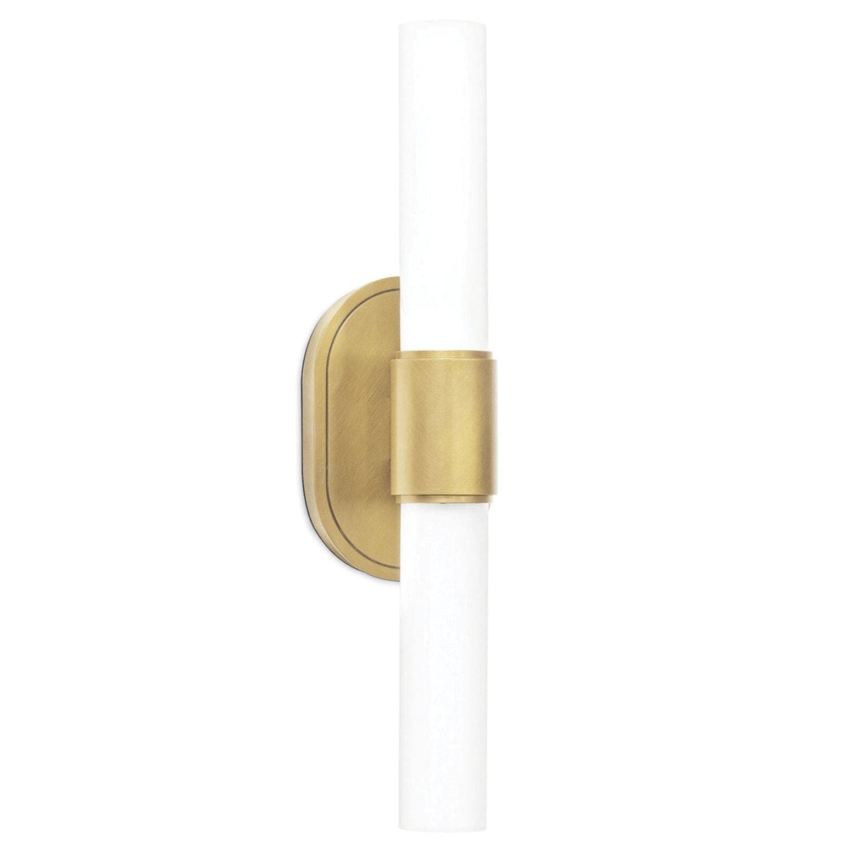 Dixon Sconce Double Natural Brass