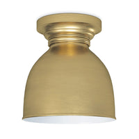 Southern Living Pantry Flush Mount Natural Brass