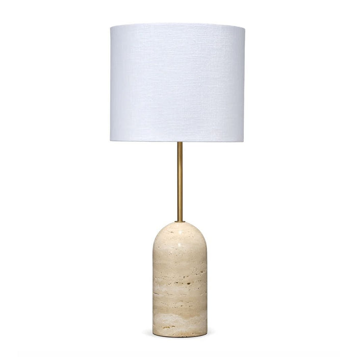 Travertine Table Lamp