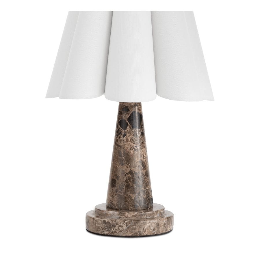 Segal Marble Mini Lamp Brown