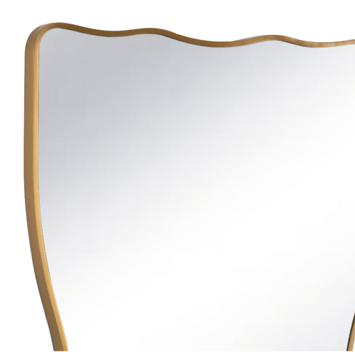 Piero Metal Mirror Natural Brass