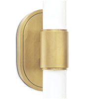 Dixon Sconce Double Natural Brass