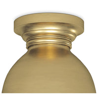 Southern Living Pantry Flush Mount Natural Brass