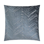 Zermatt Blue Throw Pillow