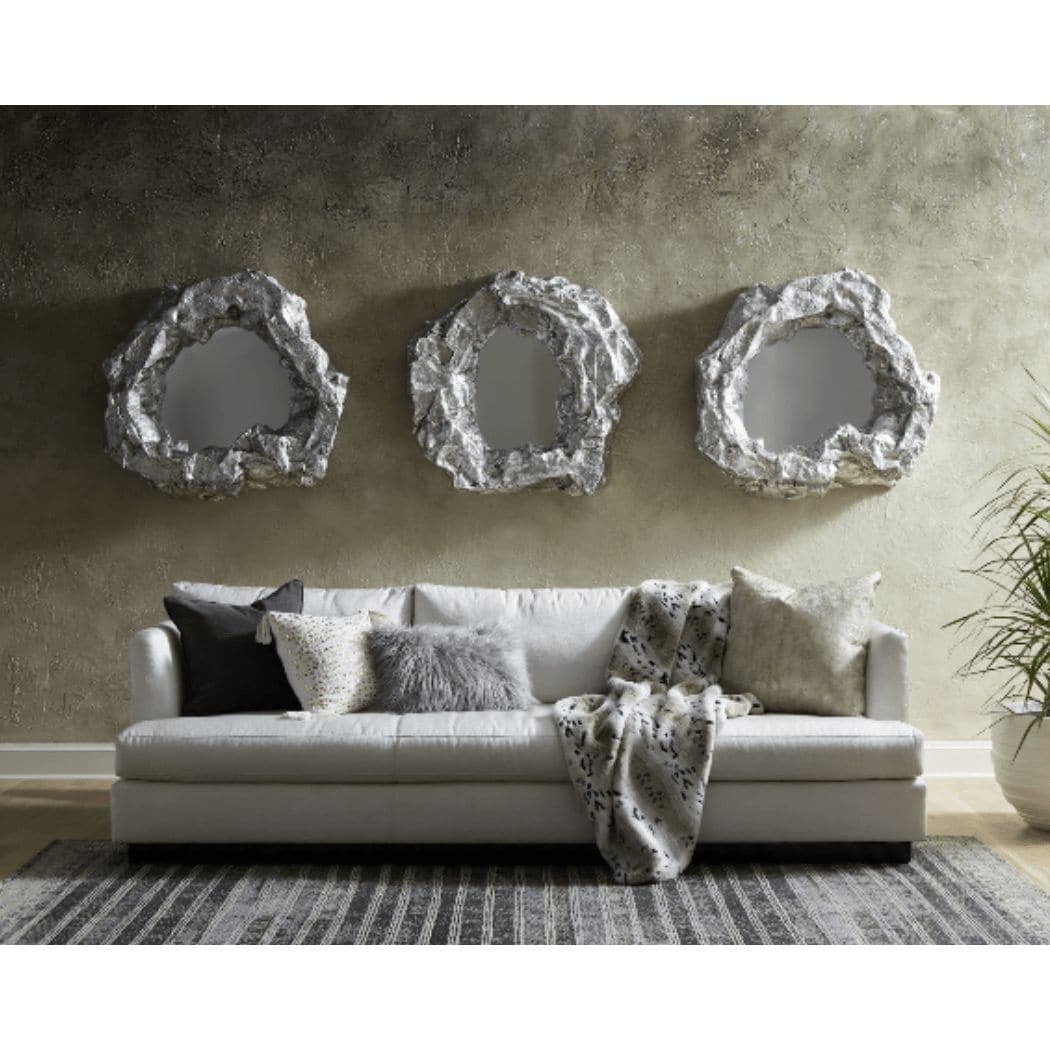 Silver Leaf Rock Pond Mirror