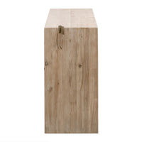 Raymond Gray Pine Console Table