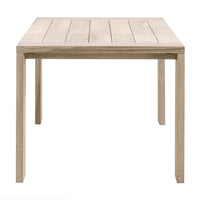 Santini Gray Teak Outdoor Dining Table