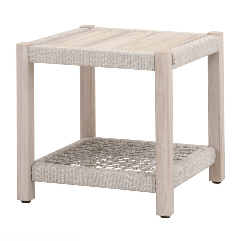 Wendy Gray Teak Outdoor End Table